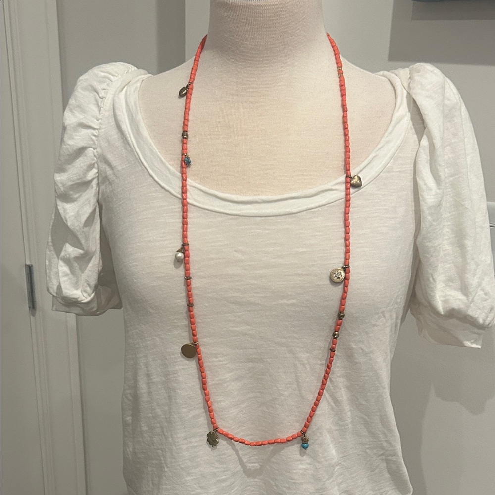 Juicy Couture Beaded Necklace with Charms